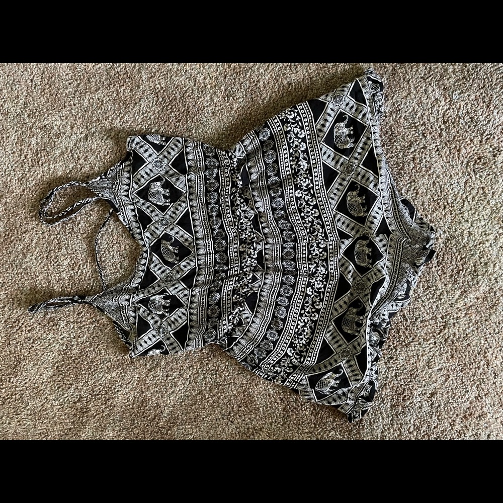Printed romper